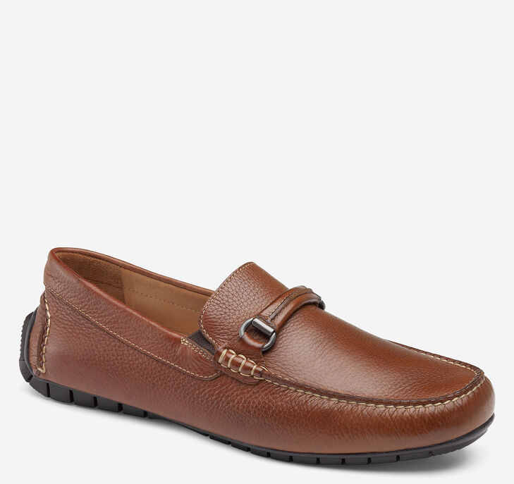 Johnston & Murphy Cort Bit Loafers Herr - Bruna Finskor [HX2370615]